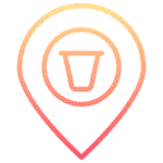 Local SEO icon with location pin representing area-based digital marketing